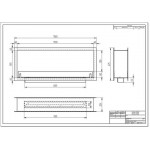 Биокамин сквозной ZeFire Standart 1100 (в наличии и под заказ)