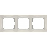 Рамка на 3 поста (слоновая кость, basic) W0032003
