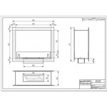 Биокамин сквозной ZeFire Standart 500 (в наличии и под заказ)