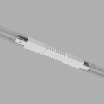 Basic System Гибкий коннектор для шинопровода (белый) TRC-1-1-FLEX-WH