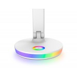 Светодиодная настольная лампа с RGB подсветкой, USB-проводом и регулировкой цвета DE534