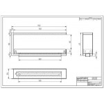 Биокамин торцевой сквозной ZeFire Standart 1100 (в наличии и под заказ)