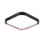 Потолочный светильник FZ1265 BK/PGD черный/золото розовое 18W 5000K 250*250*60 (Без ПДУ)