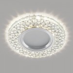 Встраиваемый точечный светильник с LED подсветкой 2224 MR16 CL прозрачный