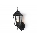 Уличный настенный светильник ST2010 BK/CL черный/прозрачный IP54 E27 max 40W 360*150*210