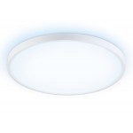 Потолочный светильник с подсветкой FZ3005 WH белый IP44 33W+10W D375*40 (Без ПДУ)
