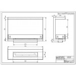 Биокамин ZeFire торцевой Standart 700 (в наличии и под заказ)