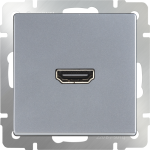 Розетка HDMI (серебряный) WL06-60-11