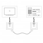 Розетка HDMI (серебряный) WL06-60-11