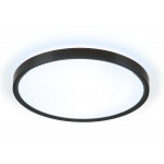 Потолочный светильник с подсветкой FZ3055 BK черный IP44 33W+10W D375*40 (Без ПДУ)
