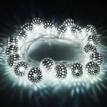 Гирлянда нить хром перламутровый с эффектом мерцания 2,8м IP20 400-003