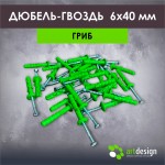 Крепеж - Дюбель-гвозди 6*40