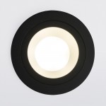 Встраиваемый точечный светильник 122 MR16 серебро/черный