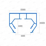 Профиль для натяжных потолков - Профиль для натяжных потолков Гардина АМ 1 ниша 1 рядная 2,0 белый