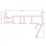 Профиль для натяжных потолков - Профиль для натяжных потолков гардина ПК 15
