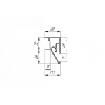 Профиль для натяжных потолков - Профиль для натяжных потолков ПФ-6806 «Муравей»