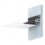 Профиль для натяжных потолков - Профиль для натяжных потолков ПФ 8406 парящий FLY 02 (под вставку) черный