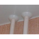 Обвод для труб - Декоративный обвод для труб белый