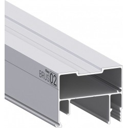 Профиль для натяжных потолков ПФ 8245 BRUS 02 Брус с подсветкой под экран 2м