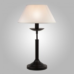 Настольный светильник с тканевым абажуром 01010/1 черный Настольный светильник с тканевым абажуром 01010/1 черный