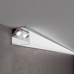 Квадратный угловой алюминиевый профиль для светодиодной ленты LL-2-ALP009 Квадратный угловой алюминиевый профиль для светодиодной ленты LL-2-ALP009