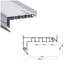 GARDINA3 03 3 ряда - 2,2м с боковой заправкой GARDINA3 03 3 ряда - 2,2м с боковой заправкой