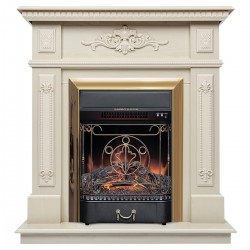 Электрокамин Lilian WT с очагом Majestic Lux Brassв наличии и под заказ Электрокамин Lilian WT с очагом Majestic Lux Brassв наличии и под заказ