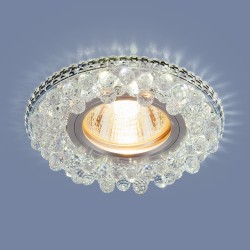 Купить Встраиваемый точечный светильник с LED подсветкой 2211 MR16 CL прозрачный Встраиваемый точечный светильник с LED подсветкой 2211 MR16 CL прозрачный