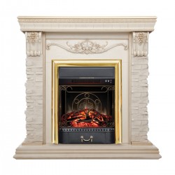 Электрокамин Patricia WT с очагом Majestic Lux Brassв наличии и под заказ Электрокамин Patricia WT с очагом Majestic Lux Brassв наличии и под заказ