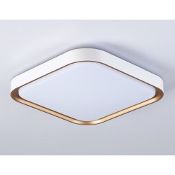Потолочный светильник FZ1259 WH/GD белый/золото 27W 5000K 350*350*60 (Без ПДУ) Потолочный светильник FZ1259 WH/GD белый/золото 27W 5000K 350*350*60 (Без ПДУ)