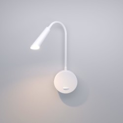 Светильник настенный регулируемый светодиодный Stem белый 3000К с USB-портом и выключателем 40120/LE