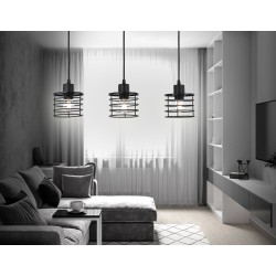 Подвесной светильник в стиле лофт TR8075/3 BK черный E27*3 max 40W 582*120*1040 Подвесной светильник в стиле лофт TR8075/3 BK черный E27*3 max 40W 582*120*1040