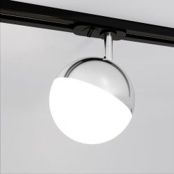 Basic System Трековый светильник GX53 Glob Хром однофазный MRL 1015 Basic System Трековый светильник GX53 Glob Хром однофазный MRL 1015