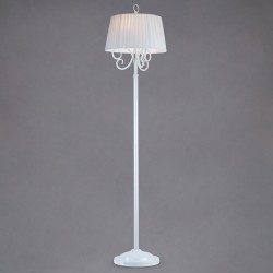 Настольный светильник с тканевым абажуром 01090/1 белый Настольный светильник с тканевым абажуром 01090/1 белый