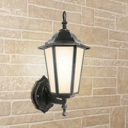 Уличный настенный светильник GL 1004U черное золото Уличный настенный светильник GL 1004U черное золото