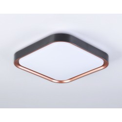 Потолочный светильник FZ1265 BK/PGD черный/золото розовое 18W 5000K 250*250*60 (Без ПДУ) Потолочный светильник FZ1265 BK/PGD черный/золото розовое 18W 5000K 250*250*60 (Без ПДУ)