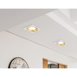 Встраиваемый точечный светильник MR16 A8926 WH/GD белый/золото MR16 GU5.3 92*92*24 Встраиваемый точечный светильник MR16 A8926 WH/GD белый/золото MR16 GU5.3 92*92*24