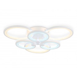 Потолочный светильник с пультом FA4085/3+3 WH белый 100W 620*570*120 Потолочный светильник с пультом FA4085/3+3 WH белый 100W 620*570*120