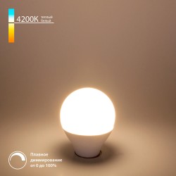 Купить Светодиодная диммируемая Dimmable 7W 4200K E14 (G45) BLE1449 Светодиодная диммируемая Dimmable 7W 4200K E14 (G45) BLE1449