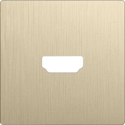 Накладка для розетки HDMI (шампань рифленый) WL10-HDMI-CP