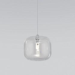 Купить Подвесной светильник со стеклянным плафоном 50129/1 хром Подвесной светильник со стеклянным плафоном 50129/1 хром