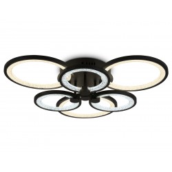 Потолочный светильник с пультом FA4092/3+3 BK черный 100W 620*570*120 Потолочный светильник с пультом FA4092/3+3 BK черный 100W 620*570*120
