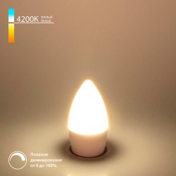 Купить Светодиодная диммируемая лампа Dimmable 7W 4200K E14 (C35) BLE1448 Светодиодная диммируемая лампа Dimmable 7W 4200K E14 (C35) BLE1448