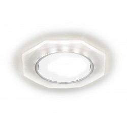 Встраиваемый точечный светильник GX53 с LED подсветкой G216 CH/WH хром/матовый GX53+3W(LED WHITE) Встраиваемый точечный светильник GX53 с LED подсветкой G216 CH/WH хром/матовый GX53+3W(LED WHITE)