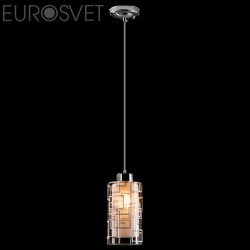 Купить Подвесной светильник со стеклянным плафоном 50002/1 хром Подвесной светильник со стеклянным плафоном 50002/1 хром