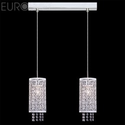 Купить Подвесной светильник с хрусталем 1181/2 хром Подвесной светильник с хрусталем 1181/2 хром