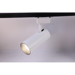 Трековый светильник однофазный TR5-30 COB WH 30 ватт 4000К 2100Лм белый Трековый светильник однофазный TR5-30 COB WH 30 ватт 4000К 2100Лм белый