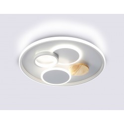 Настенно-потолочный светильник с пультом FL4803 GR серый 70W D500*95 Настенно-потолочный светильник с пультом FL4803 GR серый 70W D500*95