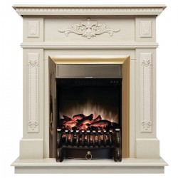 Электрокамин Lilian WT с очагом Fobos Lux Brassв наличии и под заказ Электрокамин Lilian WT с очагом Fobos Lux Brassв наличии и под заказ