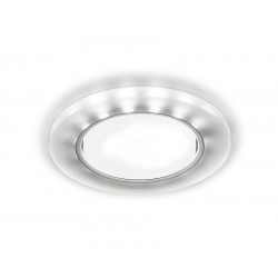 Встраиваемый точечный светильник GX53 с LED подсветкой G214 CH/WH хром/матовый GX53+3W(LED WHITE) Встраиваемый точечный светильник GX53 с LED подсветкой G214 CH/WH хром/матовый GX53+3W(LED WHITE)